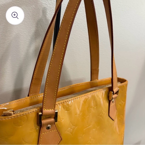 LOUIS VUITTON Yellow Ombre Vernis Houston Tote - Picture 5 of 14